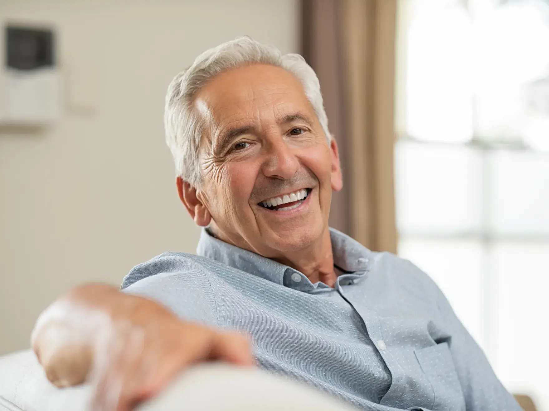 Man smiling